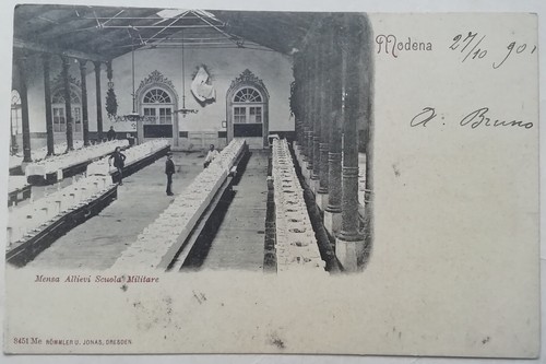Cartolina accademia mensa - accademia,