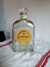 Bottiglia caraffa brandy Lepanto Gran Riserva di Gonzales Byass vintage.