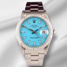 Rolex Date 34Mm Signore 1.5Ct
