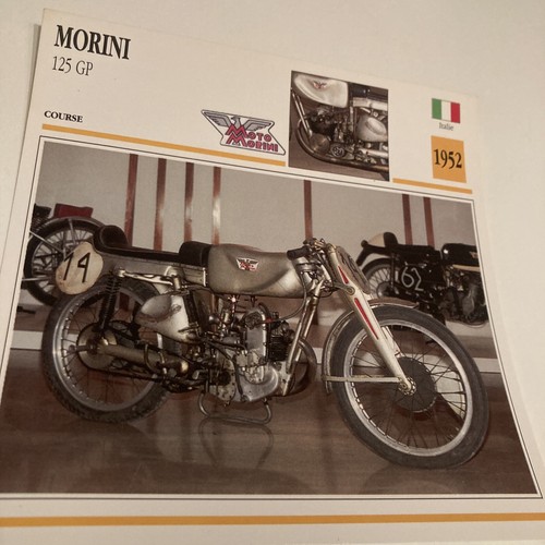 Morini 125 1952 carte - morini, moto