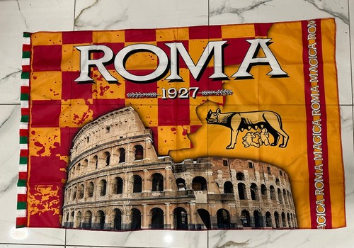 Bandiera giallorossa tifosi - bandiera,