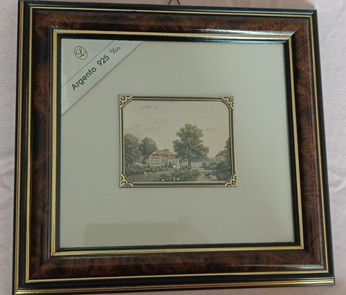 Quadro lamina argento - in, 925