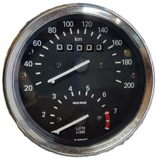 ORIGINALE BMW MOTO R50/5 MOTOMETER CONTACHILOMETRI E CONTAGIRI E12