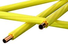 TUBO RAME RIVESTITO GIALLO PER