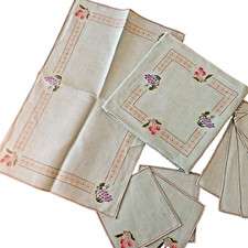 Set tè vintage lino - set,