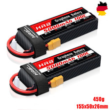 2x HRB 11,1 V 3S 5000 mAh XT90 batteria lipo per elicottero RC drone camion auto camion
