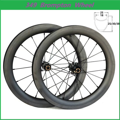 Set ruote carbonio 16 - set,