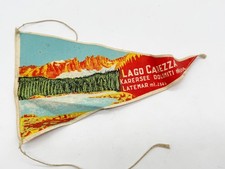 VINTAGE SOUVENIR PENNANT LAGO