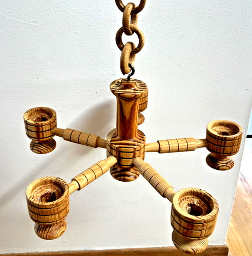 Candelabro svedese legno - legno, da
