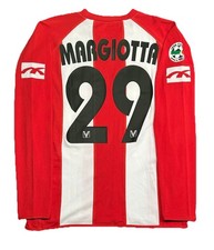 MAGLIA CALCIO VICENZA MARGIOTTA MATCH WORN PREPARATA INDOSSATA 2009/10 SHIRT