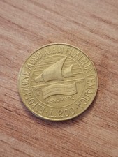 Moneta Da 200 Lire Esposizione
