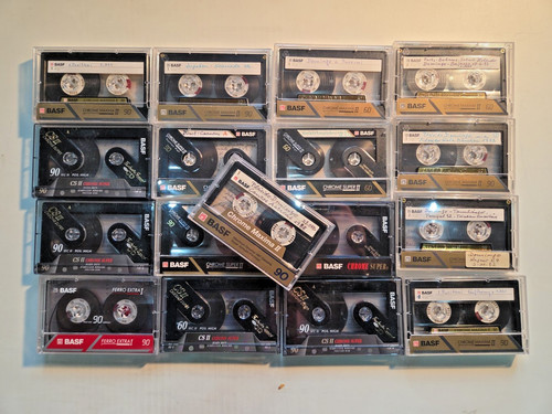 Audiocassette basf chrome - audiocassette,
