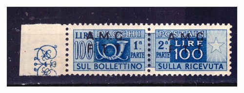 Francobolli trieste zona - trieste, a