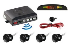 KIT 4 SENSORI DI PARCHEGGIO PER AUTO WIRELESS AUSILIO RETROMARCIA UNIVERSALI LED