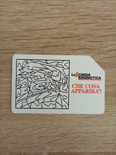 Scheda Carta Telefonica Rara Sip Telecom Italia Enigmistica Tiratura Limitata