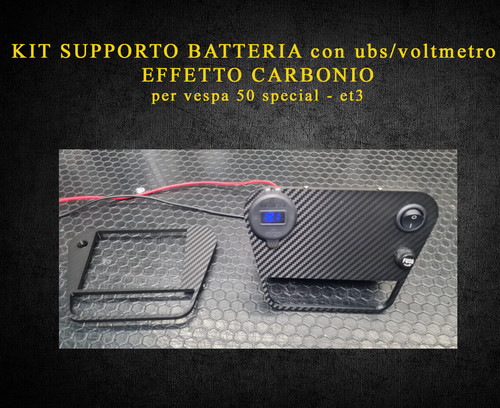 Kit supporto batteria 12v - 12v,