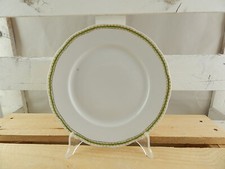 ANTICO RARO PIATTO PORCELLANA GINORI FINE 800 PROFILO VERDE #1727