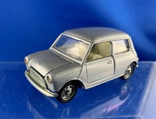 #A28 MEBETOYS 1967 Innocenti Mini Minor Silver Met. BMC Prima Serie Mk1