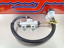 POMPA FRENO POSTERIORE MOTO con SERBATOIO CROSS ENDURO QUOD MOTARD UNIVERSALE