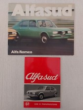 Alfa Romeo Alfasud Libretto Uso E Manutenzione E Brochure