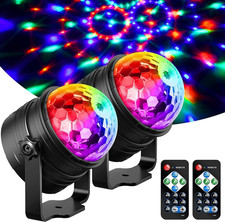 2PZ Luci Discoteca Led, 7 RGB