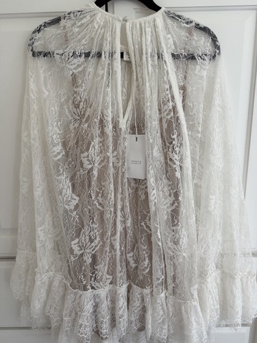Abito stile mantello - , pizzo