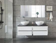 Mobile bagno sospeso doppio