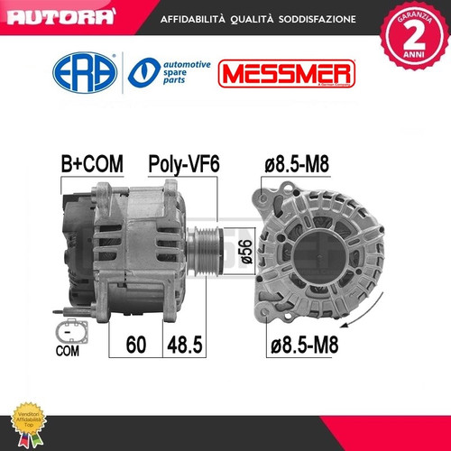 209288 alternatore 140 ampere - alternatore,