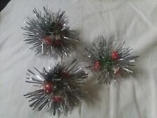 addobbi natale funghetti per albero vintage con molletta