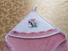 Accappatoio neonato 0-18 mesi MINNI BOLLICINE artigianale punto croce +uncinetto