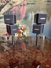 Coppia di Altoparlanti Neri Acustimass Cubo System Marca BOSE altezza 37 cm.