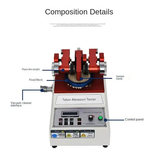 Tester abrasione 220v tessuto - tester,