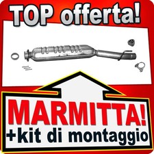 Silenziatore Centrale per MERCEDES CLK C208 A208 200 230 Kompressor 2.0 2.3