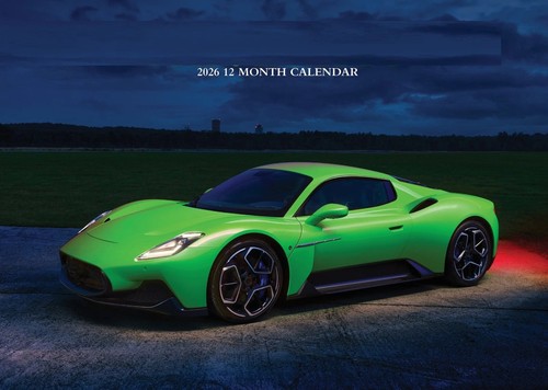 Maserati cars 2026 calendar - cars,