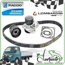 KIT CINGHIA DISTRIBUZIONE POMPA ACQUA MOTORE LOMBARDINI LDW 502 LGW 523 MICROCAR