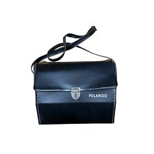 Custodia Valigetta in Similpelle Nera per fotocamera Polaroid anni 70