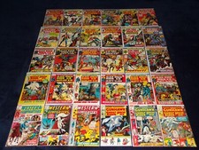 LOTTO WESTERN GUNFIGHTERS 1 - 33 1970 GHOST RIDER GUNHAWK MARVEL SERIE COMPLETA