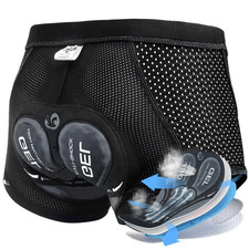 Intimo Ciclismo Uomo MTB Pantaloncini Gel 5D Strada Comfort Sportivo