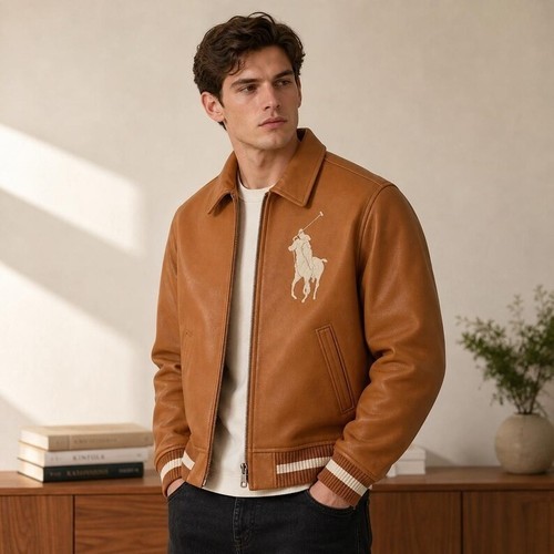 Giubbotto bomber uomo marrone - giubbotto,