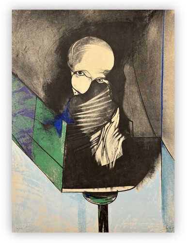 Gianni dova 1978 lithograph - dova,