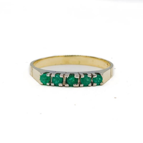 Anello con smeraldi - anello,