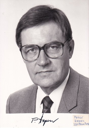 Autogramm peter hopen - autogramm,