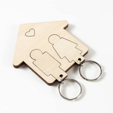 Portachiavi Coppia lui e lei