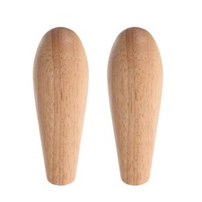  2 maniglie in legno per