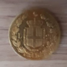 Moneta 20 Lira Umberto I Re d'Italia 1882