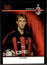 cartolina postcard Calcio Milan 2001/2002 - Donadel