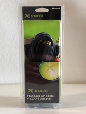 Cavo AV XBOX Classic Standard + adattatore scart NUOVO SIGILLATO TOP RARITÀ VGA READY