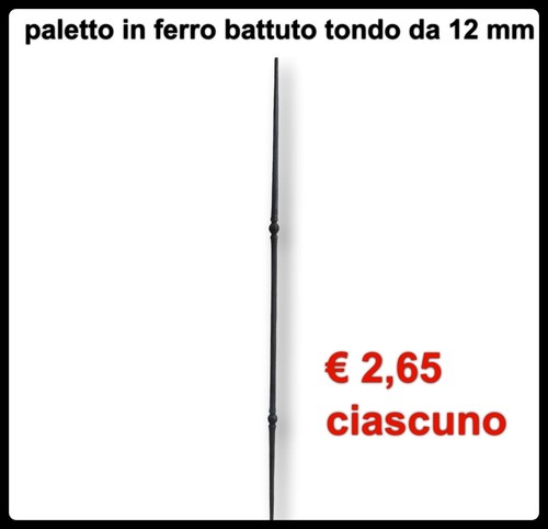 Paletto ferro battuto - in,