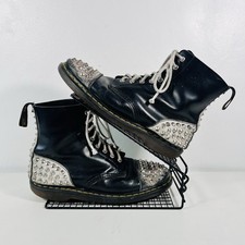 Dr Martens borchie pelle nera