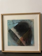 Acrylique et fusain signée